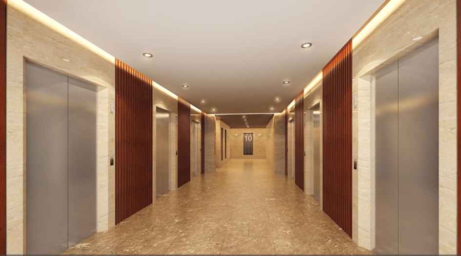Wadhwa-Epicentre-Amenities-Elevator-Lobby
