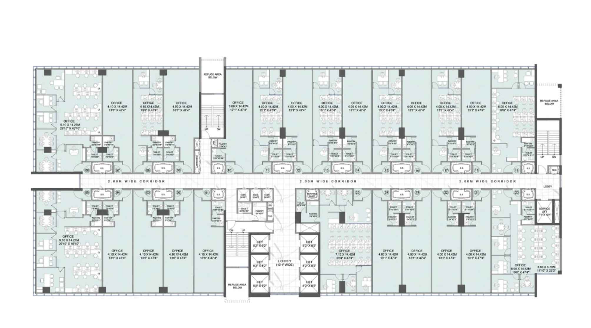 Wadhwa-The-Epicentre-Floor-Plan-Typical